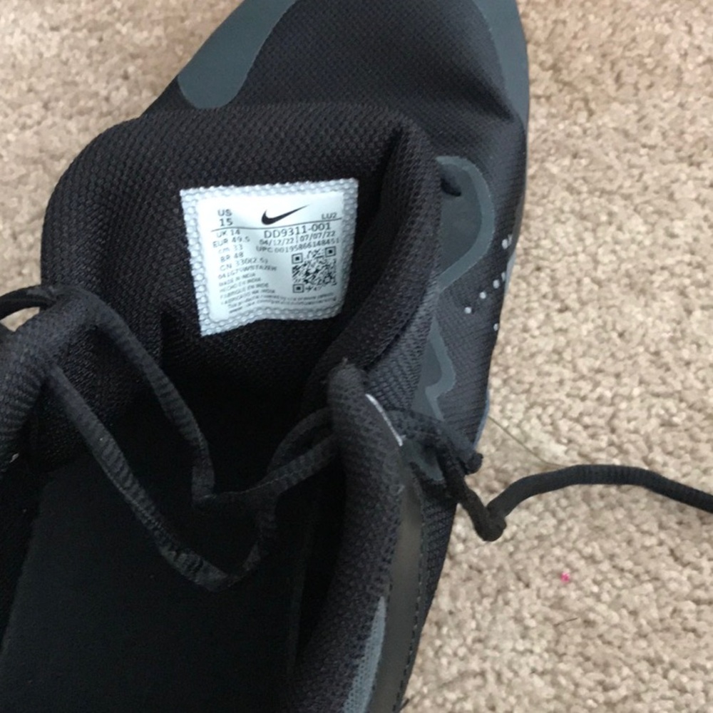 Nike Men's Fly By Mid 3! Black Athletic Shoes - Picture 6 of 7